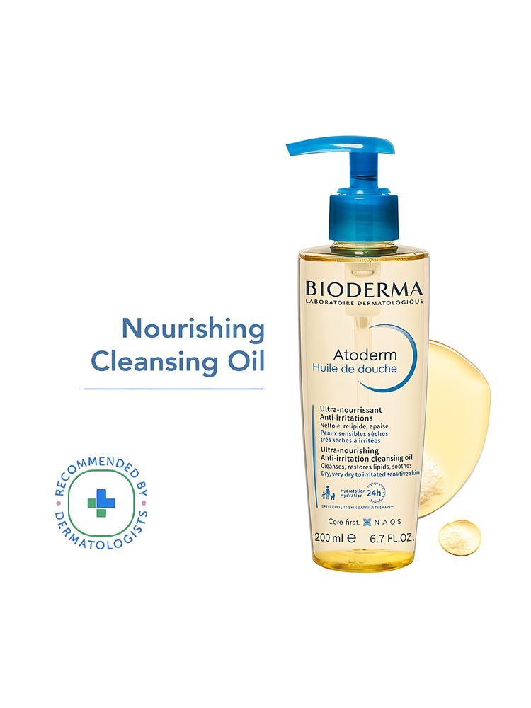 Bioderma Shower Oil - Atoderm Huile De Douche With Niacinamide