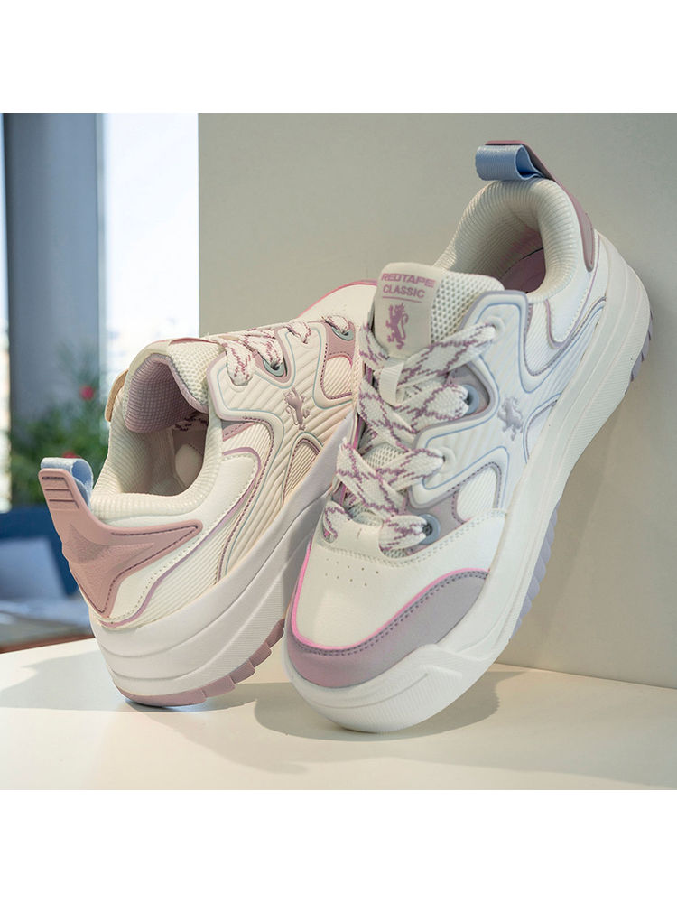 Red Tape Women's Colorblocked Purple Sneakers-picture-34
