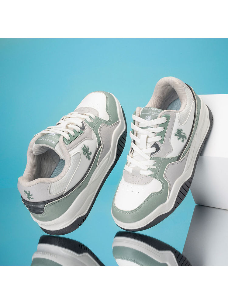Red Tape Women's Colourblocked Green Sneakers-picture-21