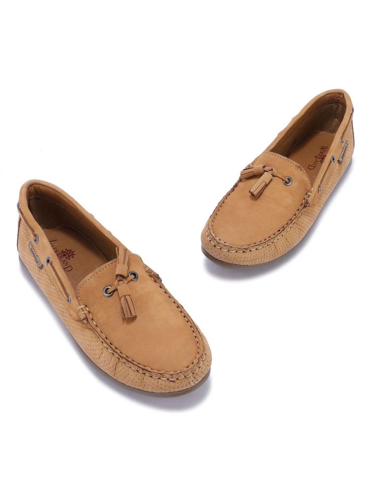 WOODLAND Womens Brown Loafers-image-7