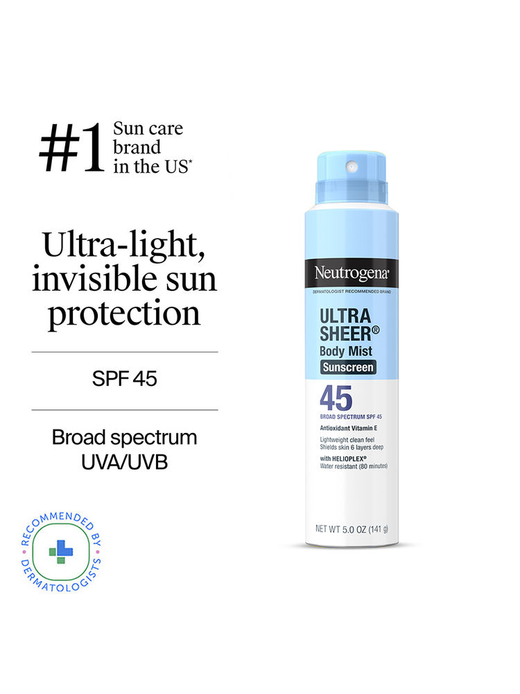 Neutrogena Ultra Sheer Body Mist Sunscreen Broad Spectrum SPF 45-picture-49