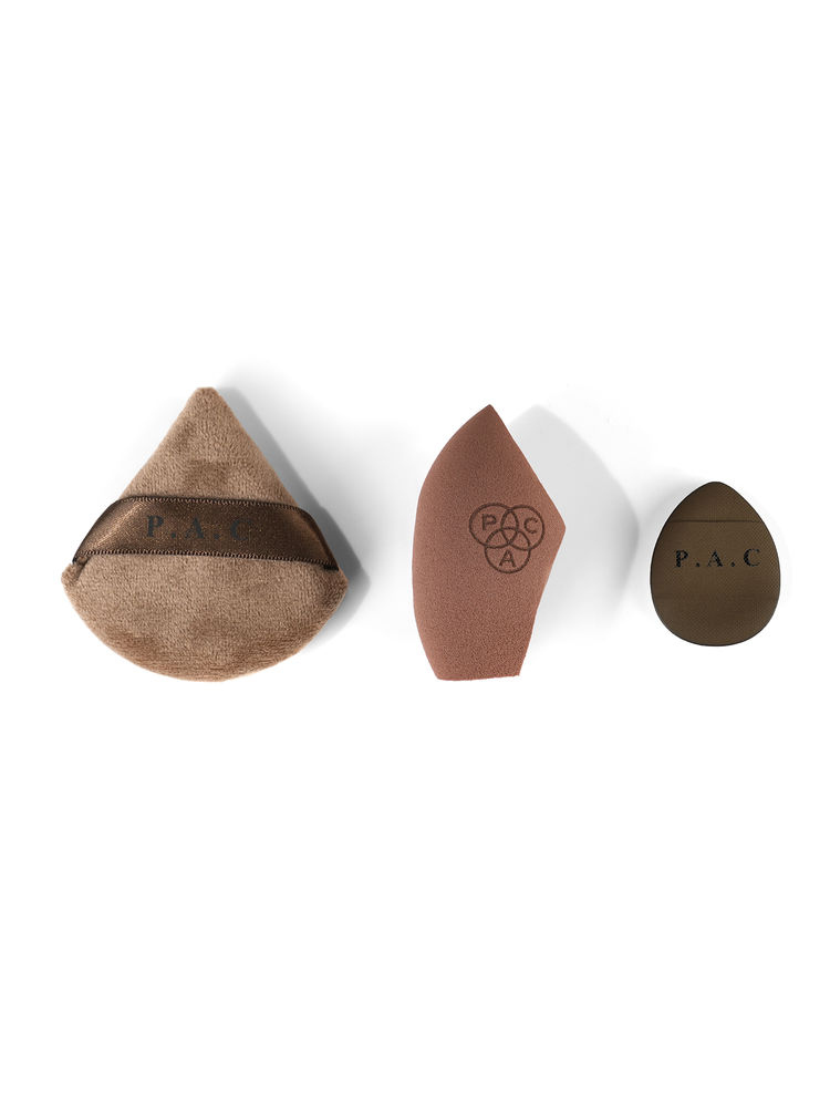 PAC Base Perfecting Trio Makeup Sponge & Puff Set - Seamless, Streak free Coverage, Travel friendly-picture-20