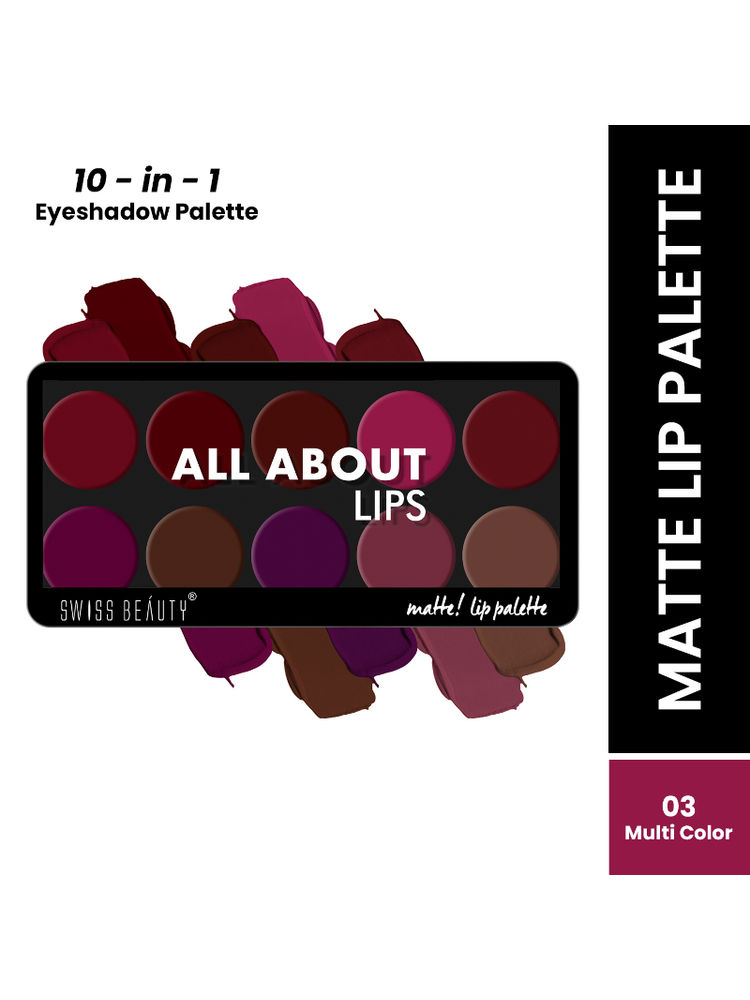Swiss Beauty All About Lip Palette