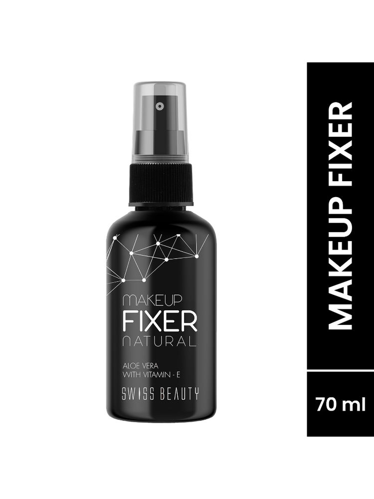Swiss Beauty Long Lasting Professional Makeup Fixer Setting Spray With Vitamin E & Aloe Vera