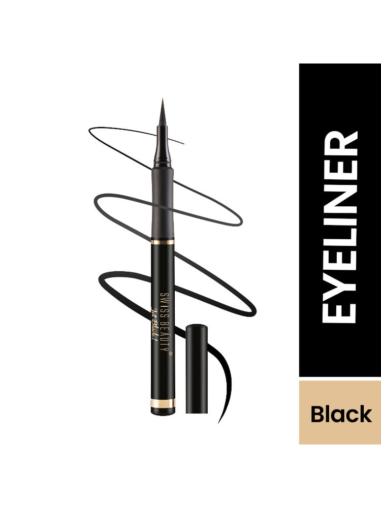 Swiss Beauty Bold Felt Tip Eyeliner - Jet Black-image-18