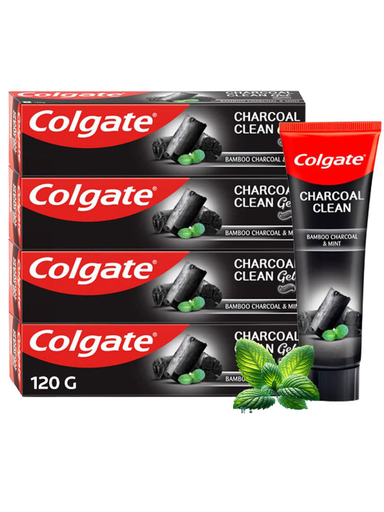 Colgate Charcoal Clean Toothpaste - Pack of 4