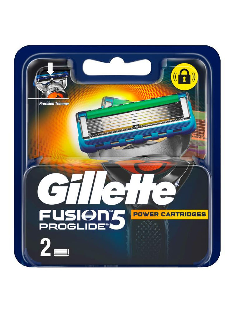 Gillette Fusion 5 Proglide Shaving Razor Blades for men(Pack of 2)