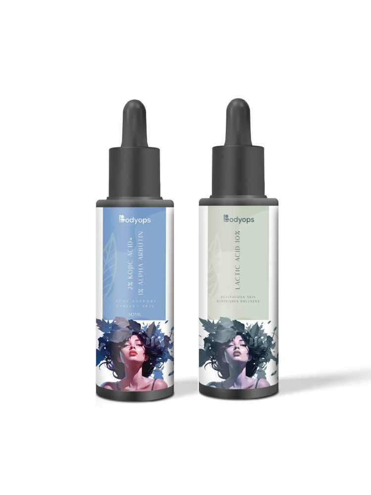 BODYOPS Kojic Acid 2% + Alpha Arbutin 1% & Lactic Acid 10% (30ml Each - Pack Of 1)-image-41