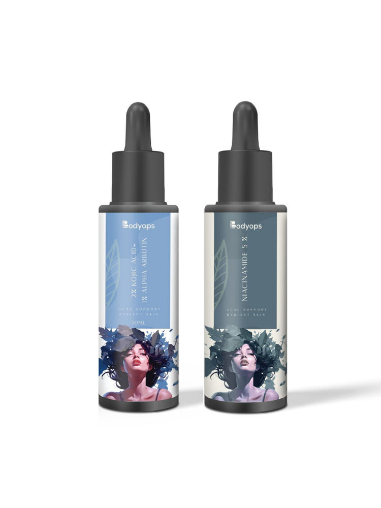 BODYOPS Kojic Acid 2% + Alpha Arbutin 1% & Niacinamide 5% (30ml Each - Pack Of 1)-image-39