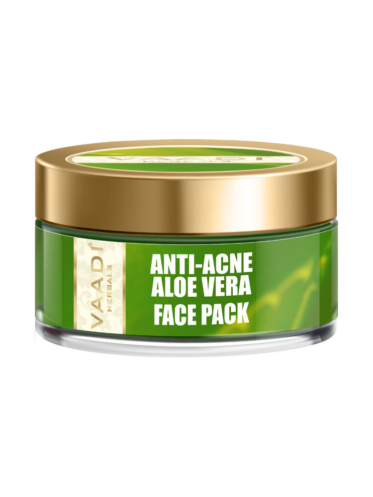 Vaadi Herbals Anti-Acne Aloe Vera Face Pack-picture-22