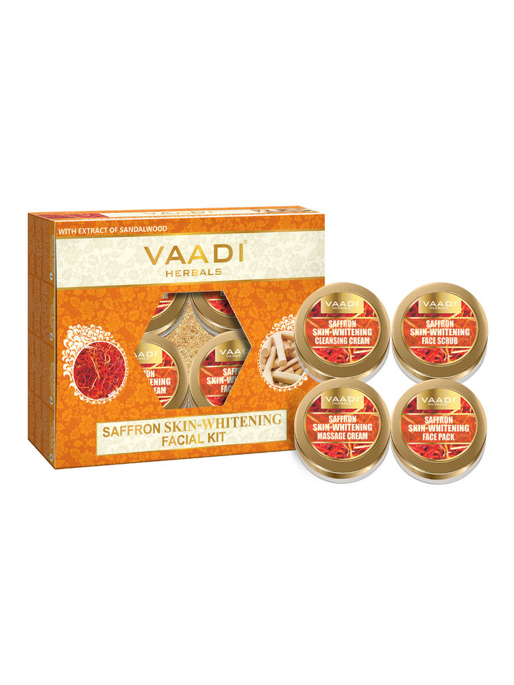 Vaadi Herbals Saffron Skin Whitening Facial Kit-picture-40