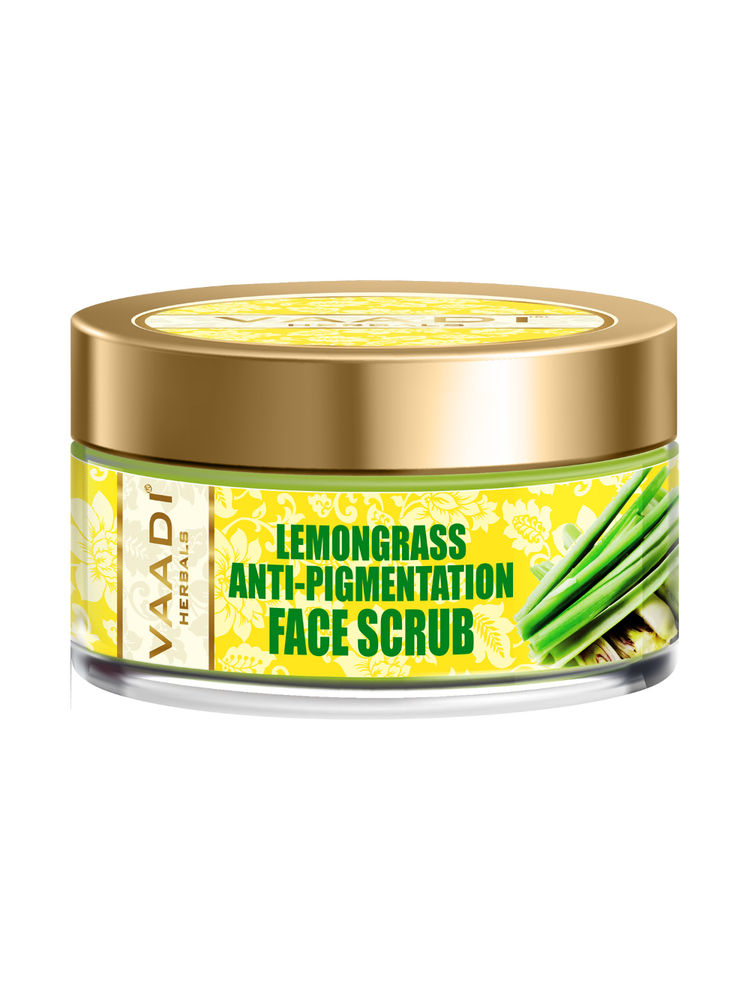 Vaadi Herbals Lemongrass Anti-Pigmentation Face Scrub-picture-17