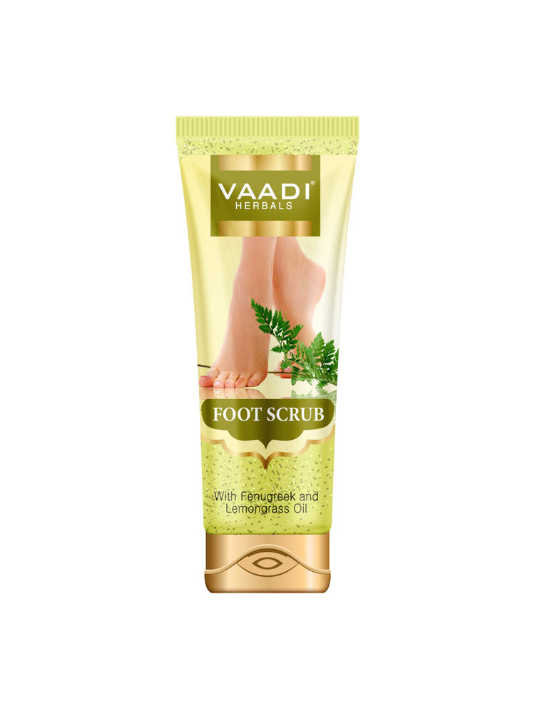 Vaadi Herbals Foot Scrub With Fenugreek & Lemongrass Oil-picture-47