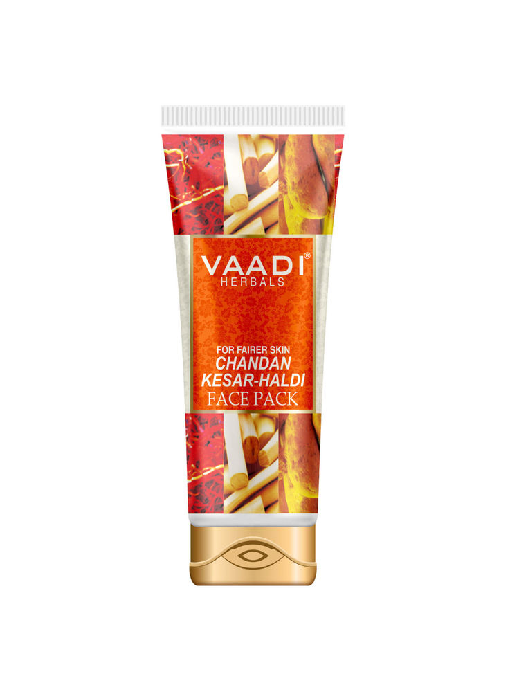Vaadi Herbals Chandan Kesar Haldi Fairness Face Pack