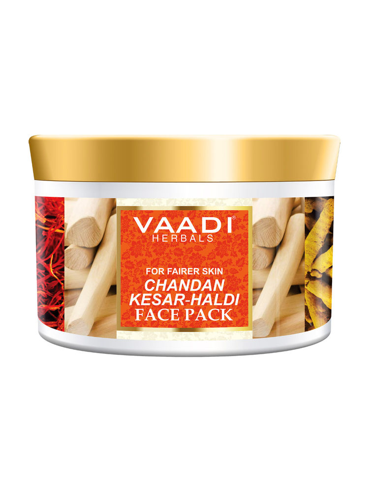 Vaadi Herbals Chandan Kesar Haldi Face Pack