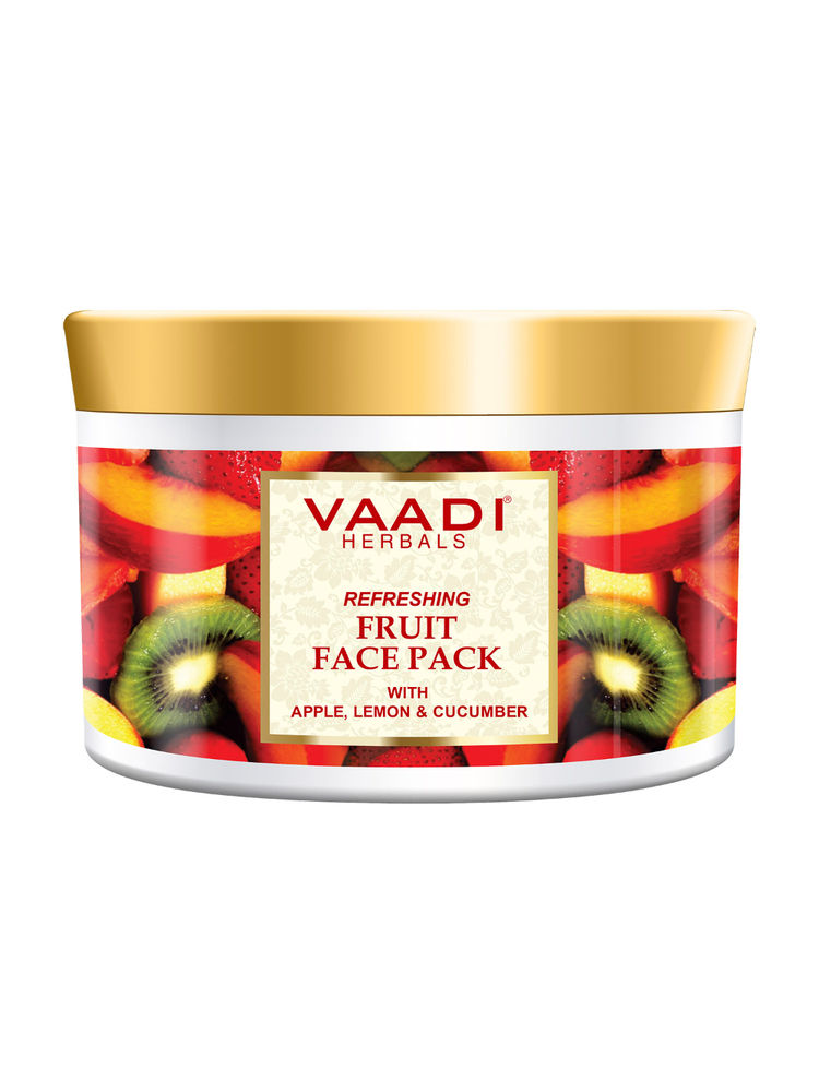 Vaadi Herbals Refreshing Fruit Face Pack With Apple Lemon & Cucumber-picture-46