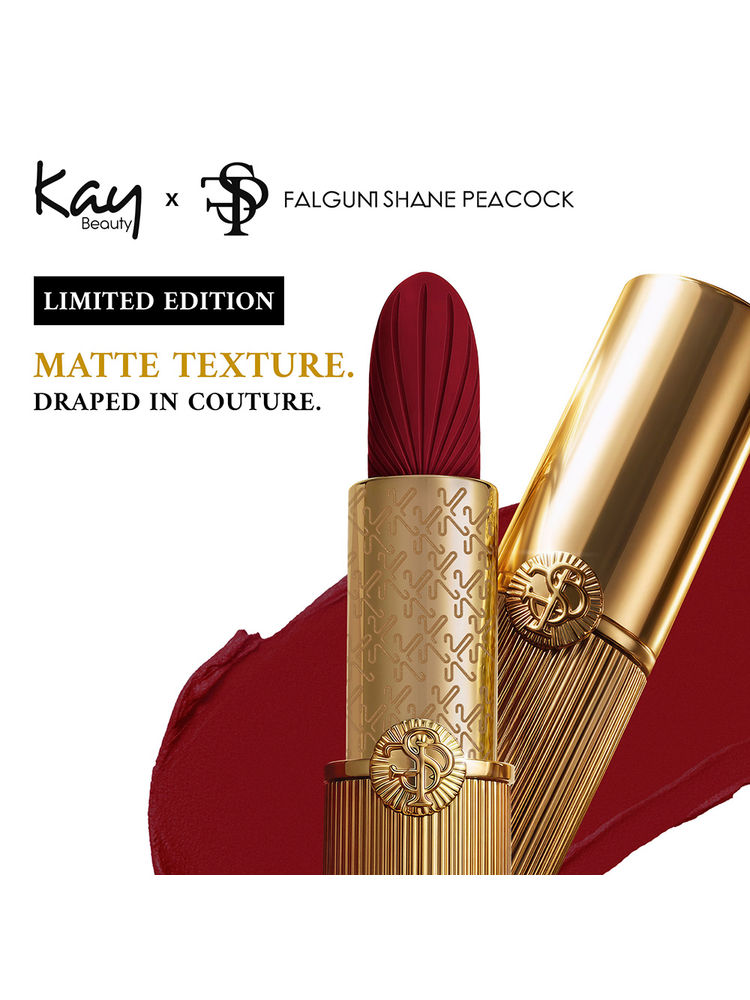 Kay Beauty Luxe Matte Lipstick - Ruby Banarasi-picture-28