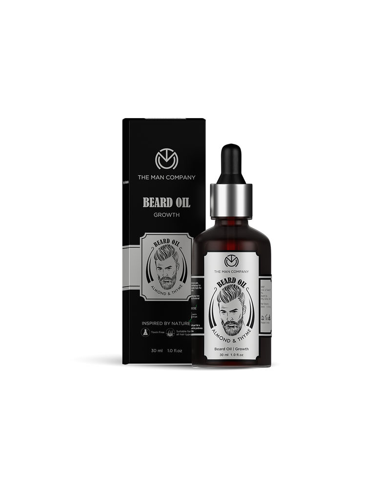 The Man Company 100% Natural Beard Oil - Light, Non-Sticky