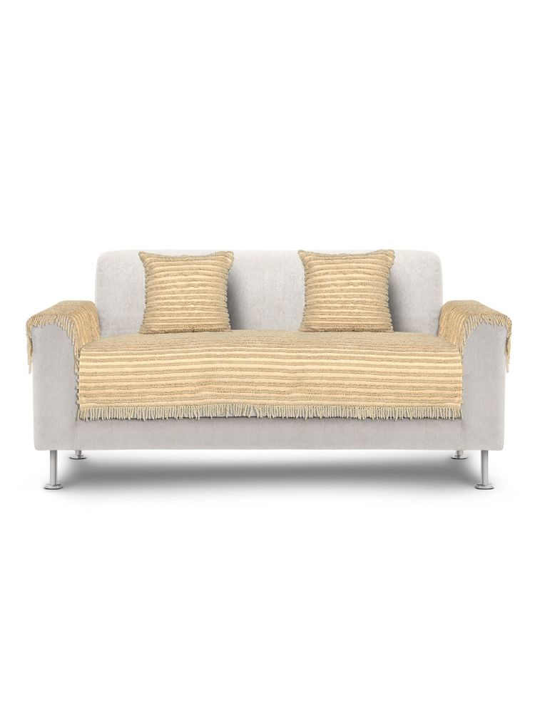 Saral Home Axis Sofa Cover Set Beige-picture-20