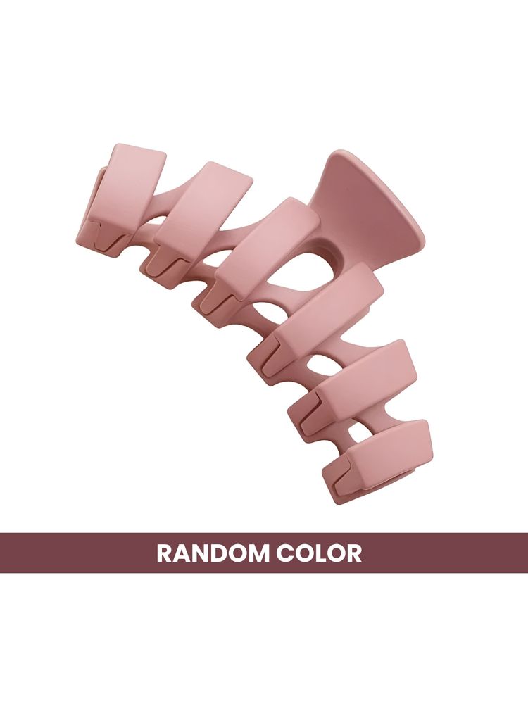Matra Zig Zag Claw Clip Matte Hair Clutcher Large Big Clutches- Random Colour-picture-10