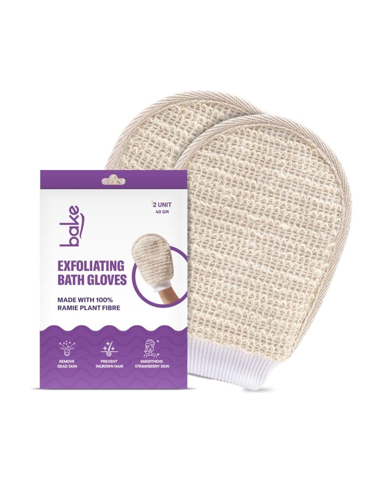 BAKE Exfoliating Bath Glove for Dead Skin,Tan Removal, Strawberry Skin, Body Acne & Ingrown Hair-image-29