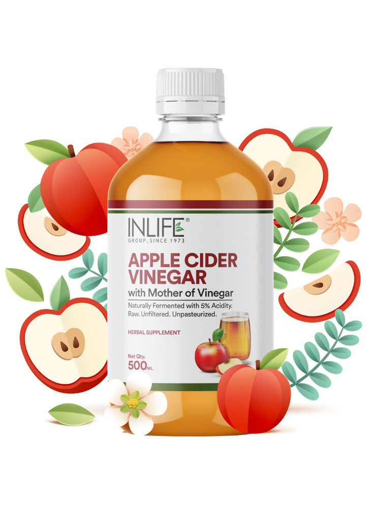 Inlife Apple Cider Vinegar With Mother Vinegar for Weight Management for Women and Men-picture-6