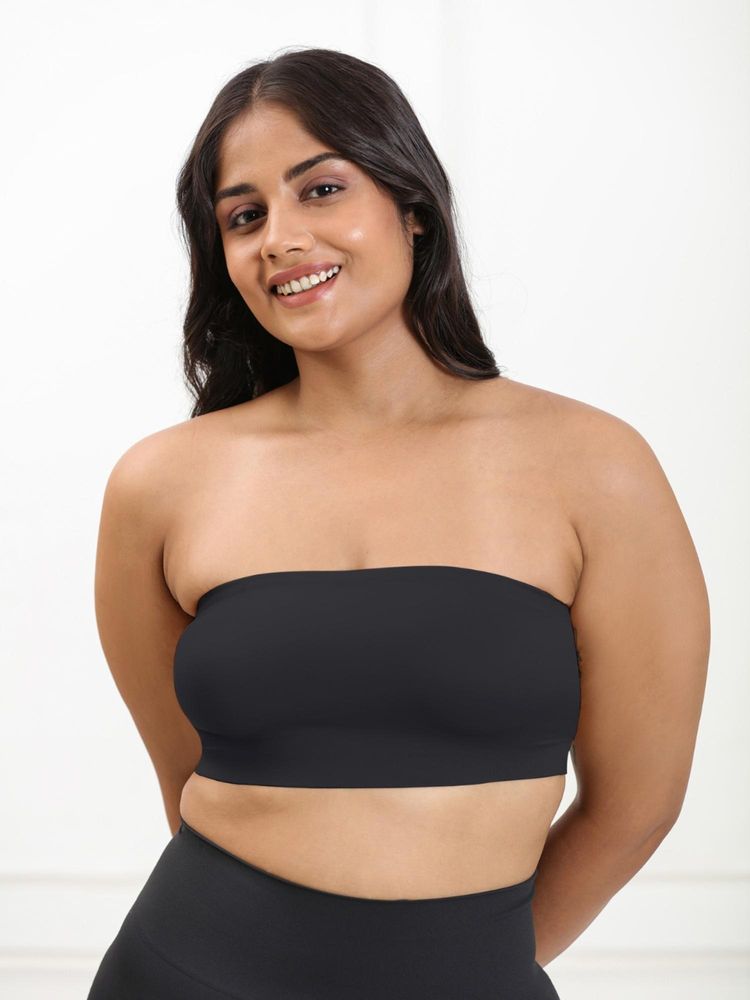 Underneat Women Non Padded Seamless Bandeau Bra-image-4