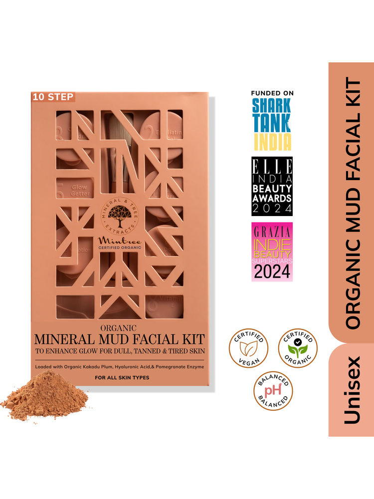 Mintree Certified Organic & Vegan Bright Bright Bae Be Mineral Mud Facial Kit-image-28