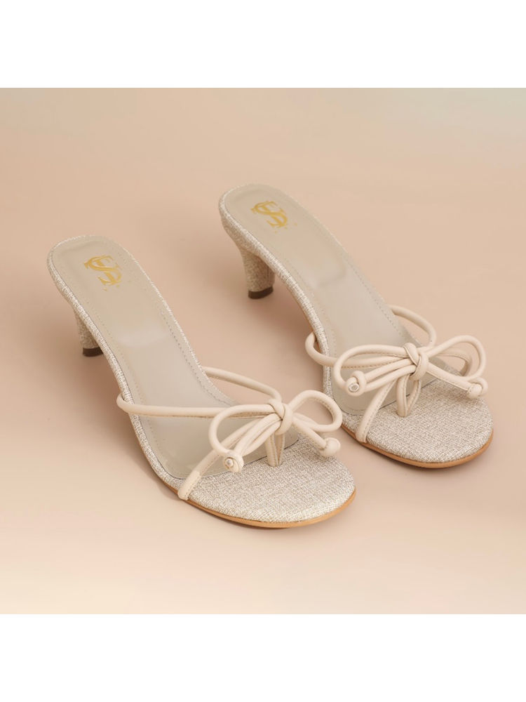 Shoe that fits you Beige Bow Heels-picture-19