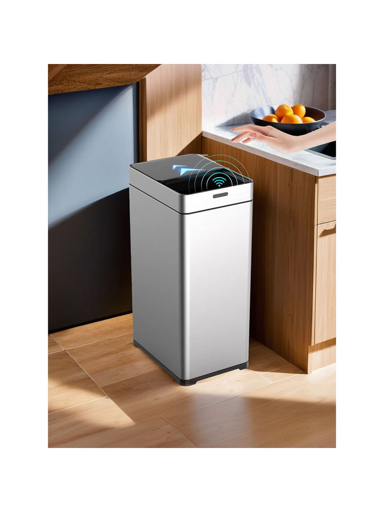 Fumato 42L Motion Sensor Dustbin For Kitchen-Silver-image-38