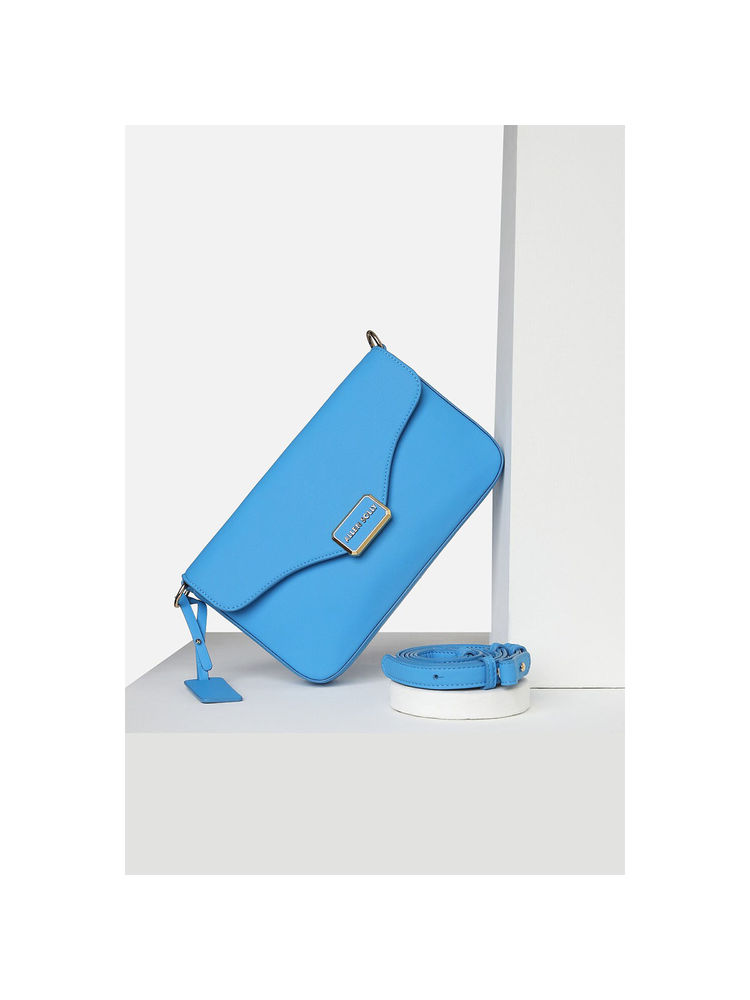 Allen Solly Women Blue Casual Sling Bag with Detachable Strap-image-23