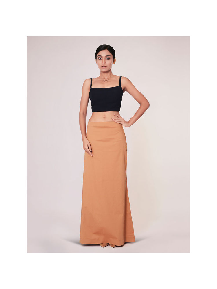 I AM BY DOLLYJAIN Women Nude Lycra Solid D'Coat-image-33