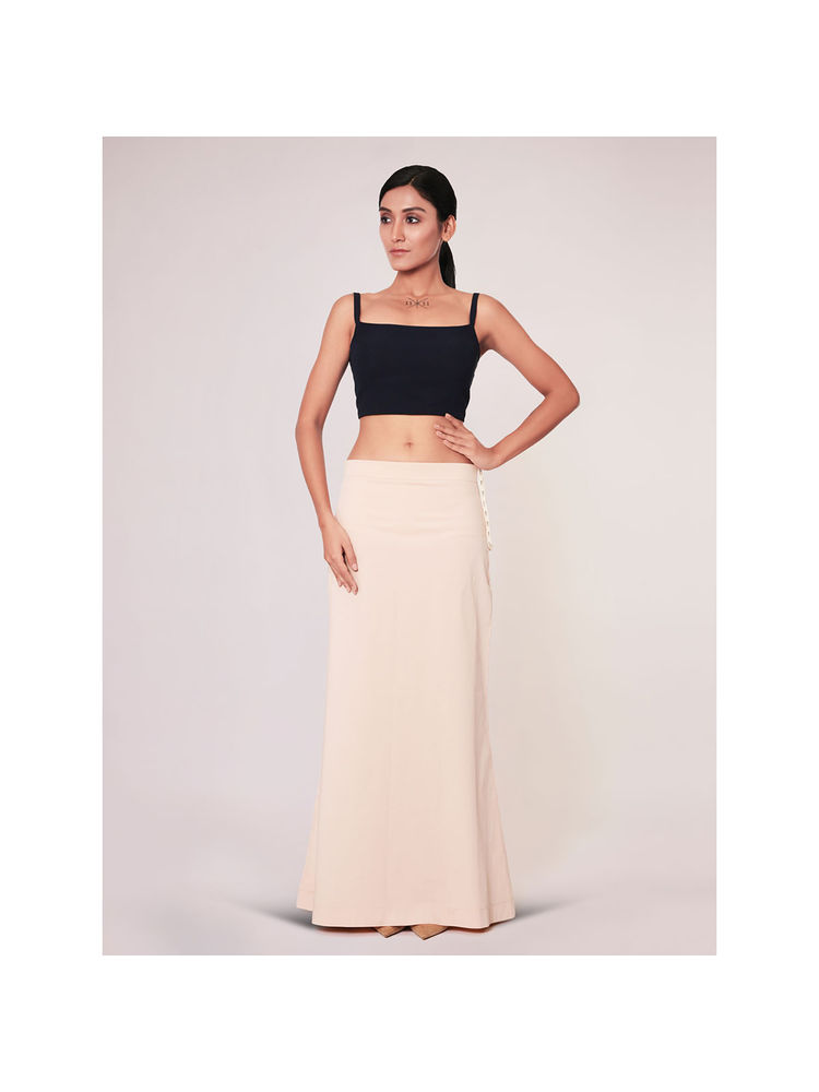 I AM BY DOLLYJAIN Women Powder Pink Lycra Solid D'Coat-image-43