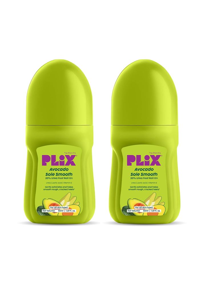 Plix Avocado Sole Smooth Roll-On With 20% Urea - Pack of 2-picture-18