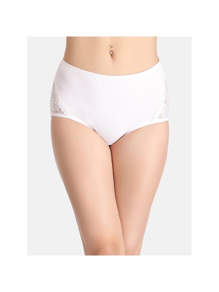 Clovia Cotton Spandex High waist Outer elastic Hipster Panty-picture-27