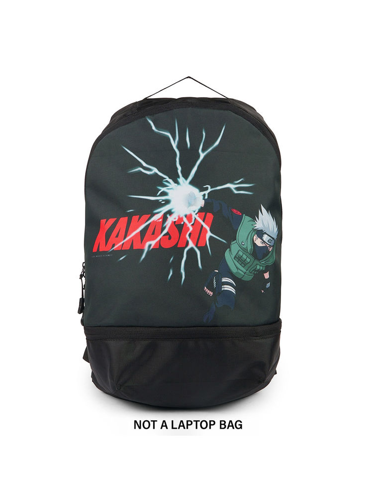 Bewakoof Unisex Black Kakashi Printed Backpack-picture-17