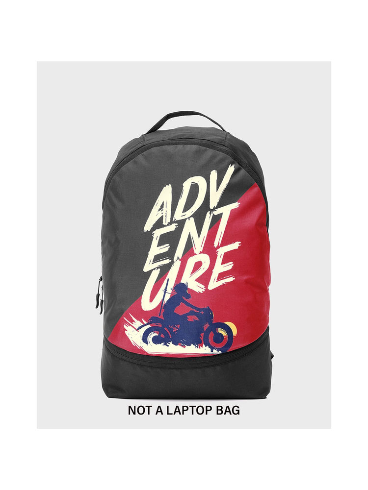Bewakoof Unisex Black Adventure Printed Small Backpack-picture-20