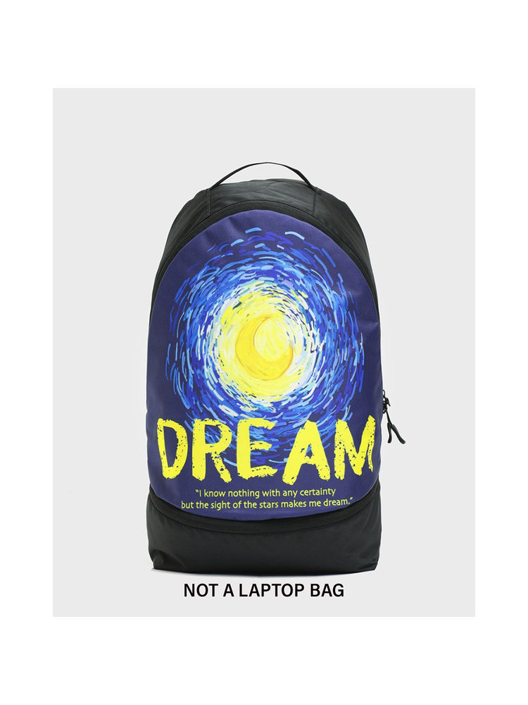 Bewakoof Unisex Black Dream Printed Small Backpack-picture-26