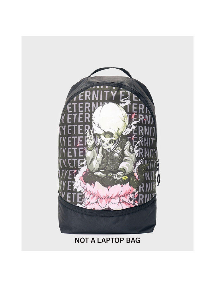 Bewakoof Unisex Black Eternity Printed Small Backpack-picture-13