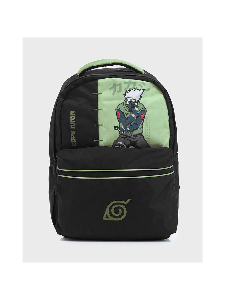 Bewakoof Unisex Black Kakashi Printed Laptop Backpack-picture-27