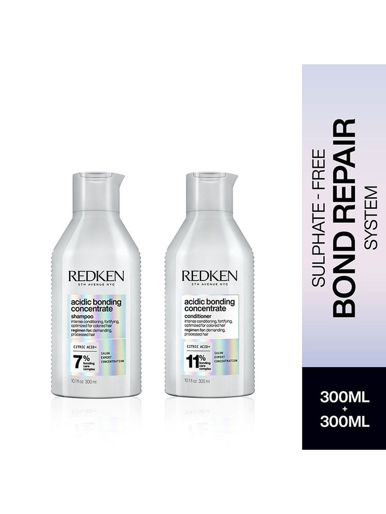Redken Damaged Hair Combo - Acidic Bonding Concentrate Shampoo & Conditioner