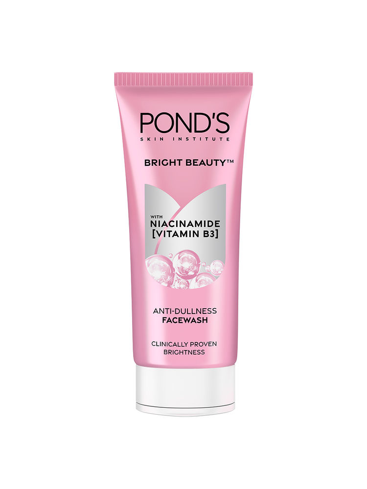 Ponds Bright Beauty Facewash with Niacinamide, For Glass Skin-like Shine