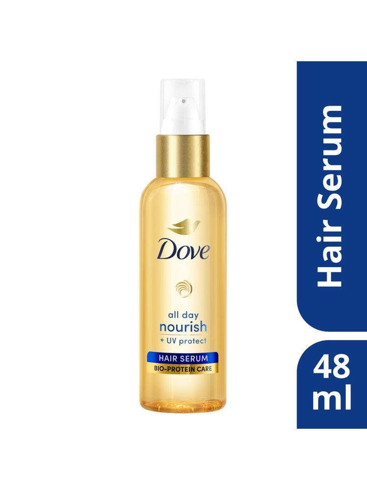 Dove All Day Nourish + UV Protect Hair Serum For All Hair Types With Bio Protein Care-image-25