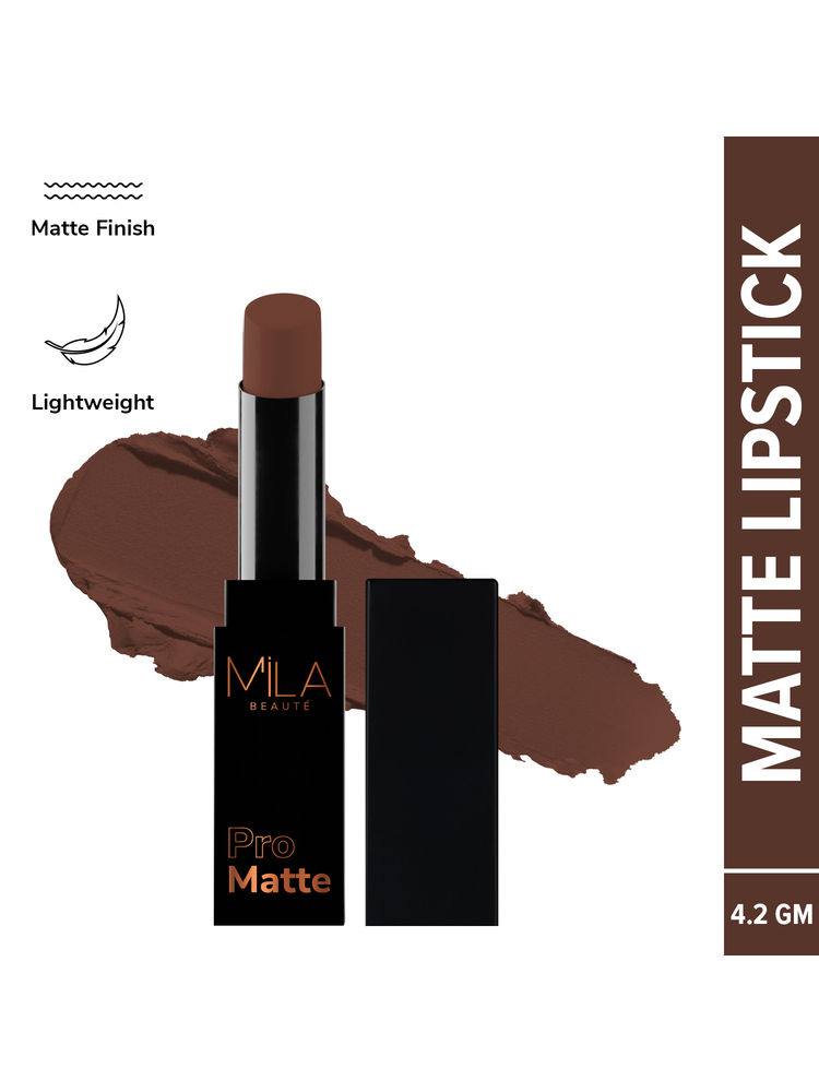 Mila Beauté Pro Matte Long Lasting Creamy Matte Finish Lipstick-image-21