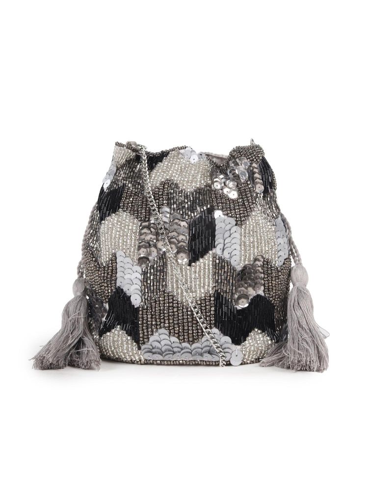 Astrid Beaded Work Party Sling Bag - Multi-Color-picture-12