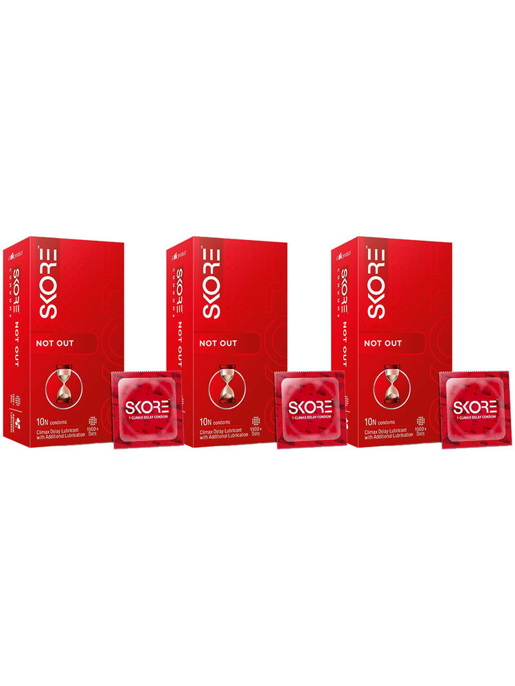 Skore Not Out Condom - Pack Of 3-picture-12
