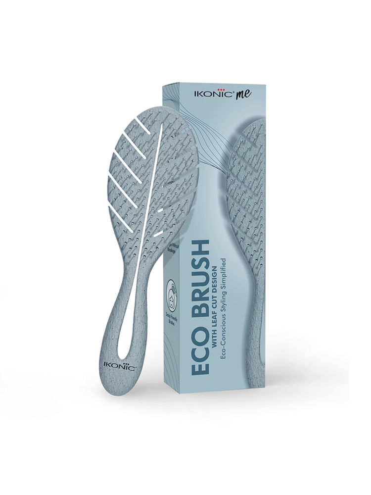 Ikonic Me Eco-Brush (Leaf Cut Design) IKM-2511 - Powder Blue-picture-22