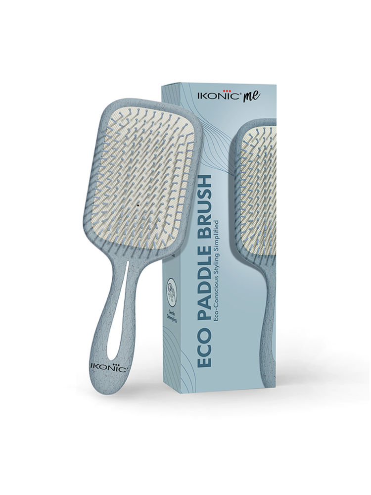 Ikonic Me Eco Paddle Brush IKM-1920 - Powder Blue-picture-27