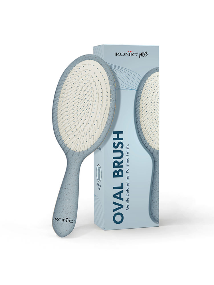 Ikonic Me Oval Brush IKM-3018 - Powder Blue-picture-6