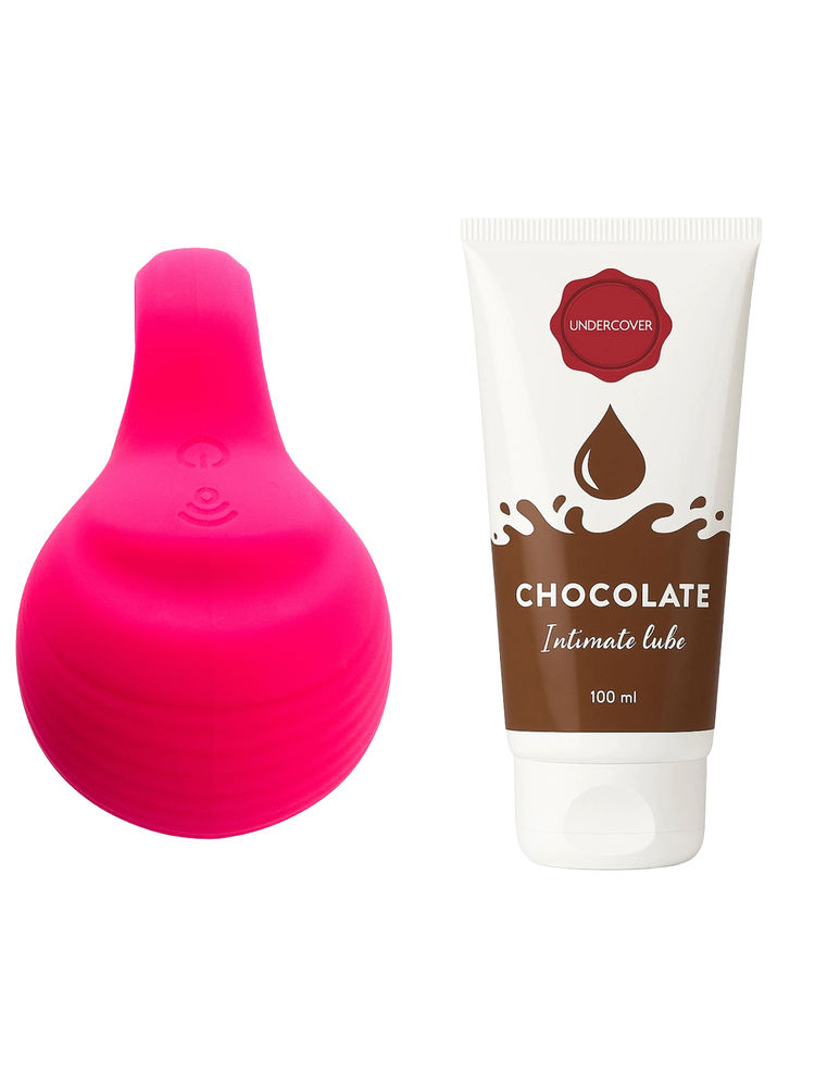 Undercover The Big O Palm Vibrator & Chocolate Water Based Lube Combo-picture-22